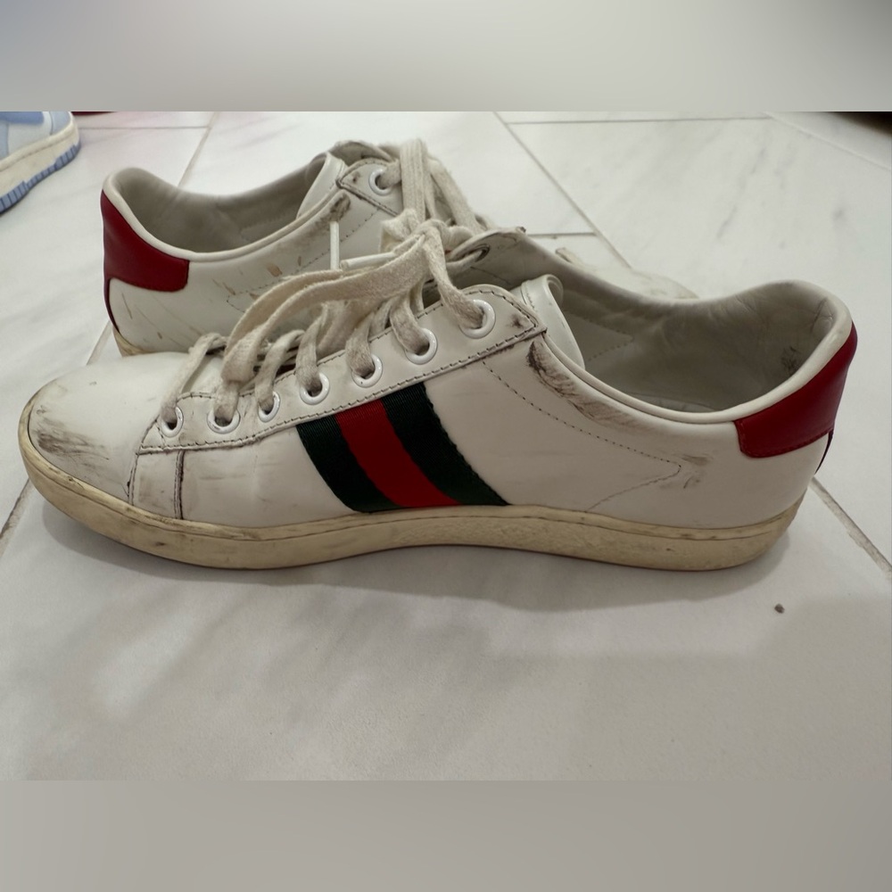 Gucci Wmns Ace GG 'Cherry' - Picture 10 of 13